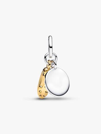 Charm-pendentif double Crampon de soccer