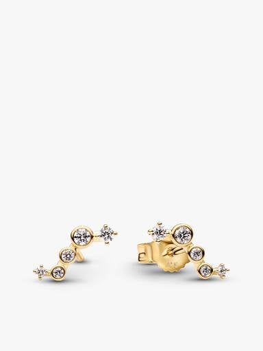 Pandora Era 14K Gold Lab-Grown Diamond Droplets Jewellery Set