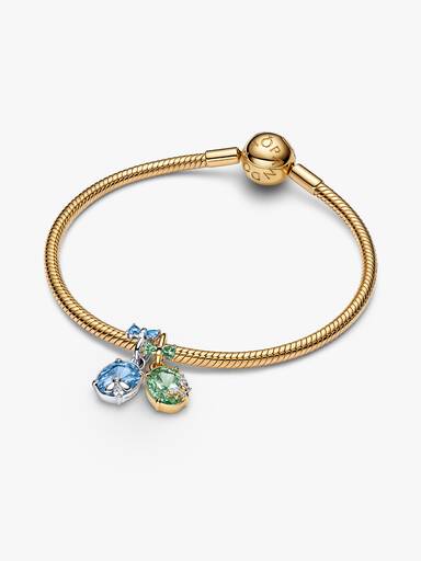 Charm-pendentif séparable Papillon et abeille Bridgerton