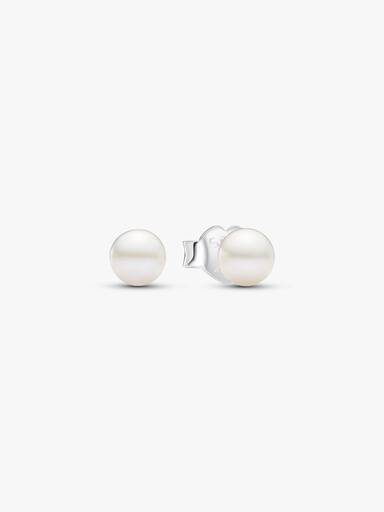 Treated Freshwater Cultured Pearl 4.5mm Stud Earrings