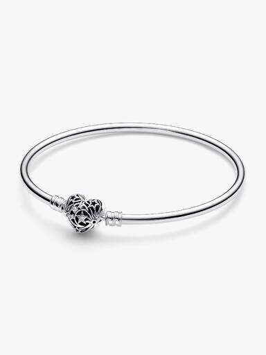 FINAL SALE - Celestial Heart Clasp Bangle