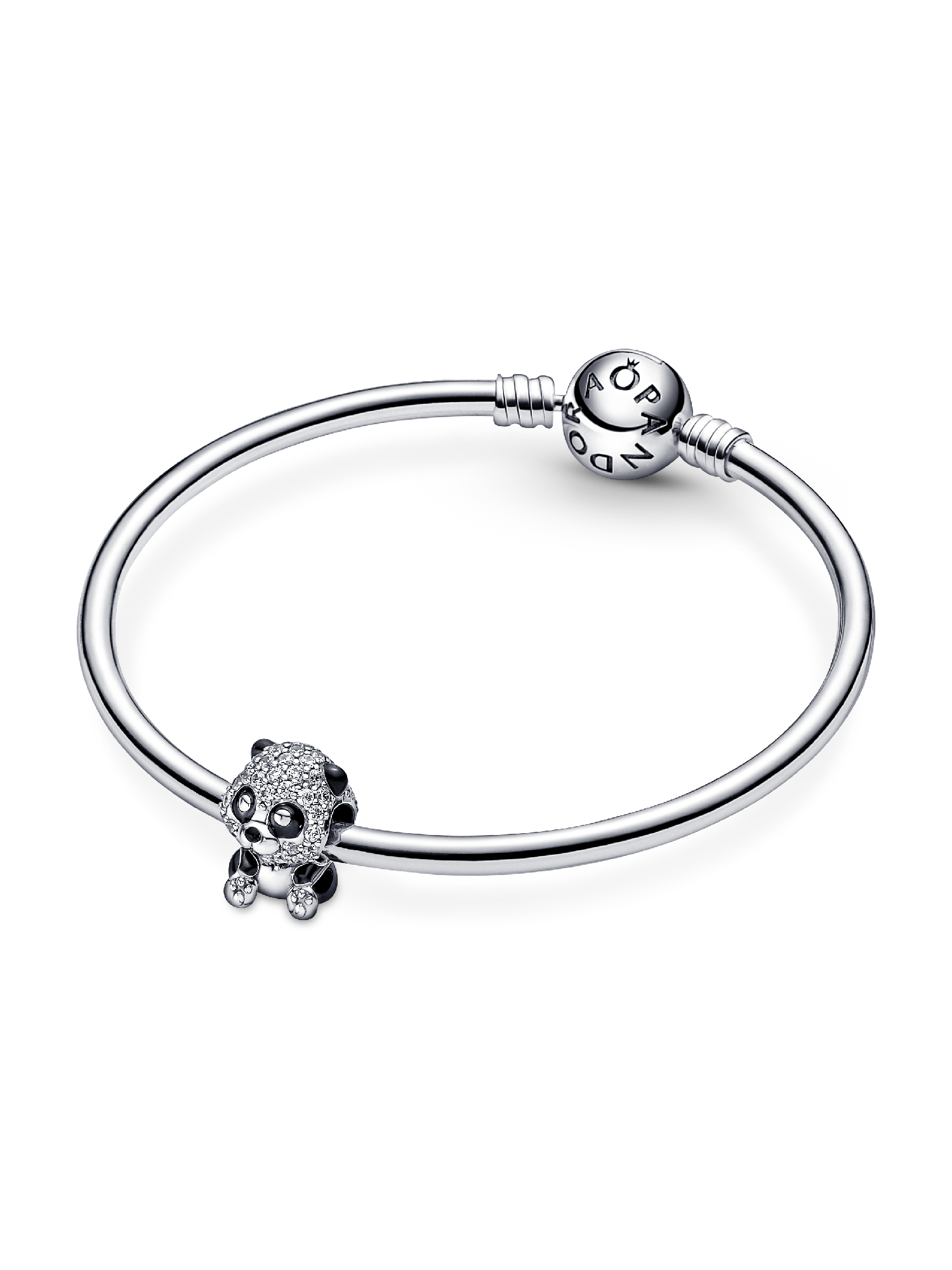 Sparkling Cute Panda Charm