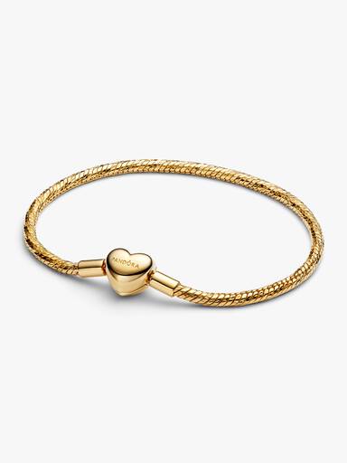 Bracelet à chaîne serpentine acetté avec fermoir en cœur
