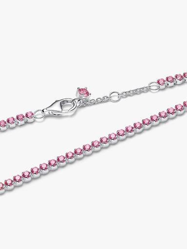 Petit bracelet tennis rose