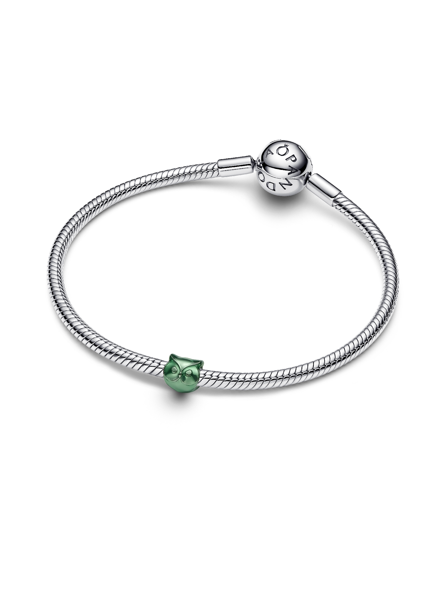 Mini charm Hibou vert