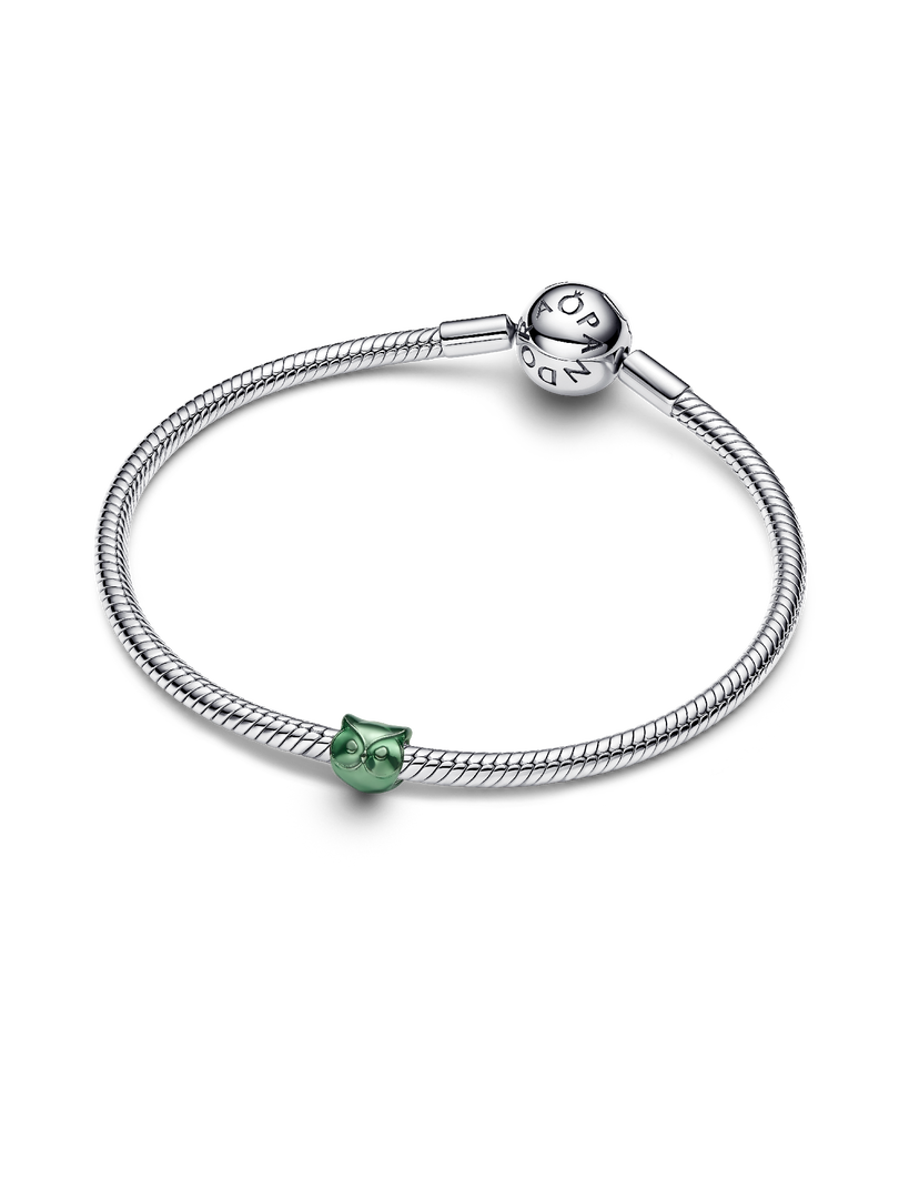 Mini charm Hibou vert