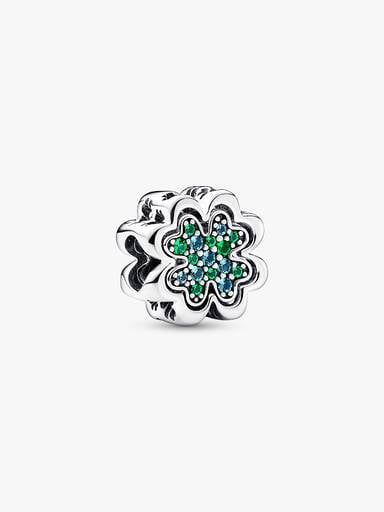 FINAL SALE - Splittable Four Leaf Clover Charm