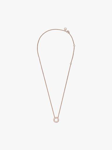 FINAL SALE - Pandora Logo Pavé Circle Collier Necklace