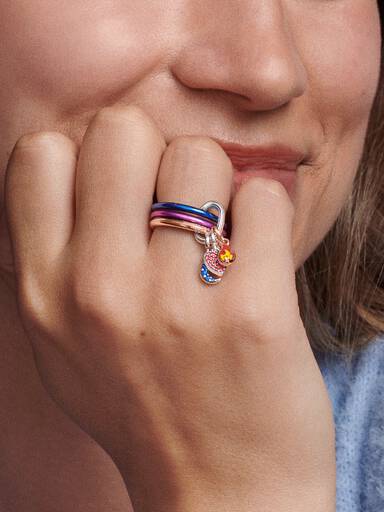 FINAL SALE - Pandora ME Electric Blue Ring