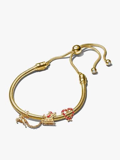 Bracelet à charms Traîneau du père Noël