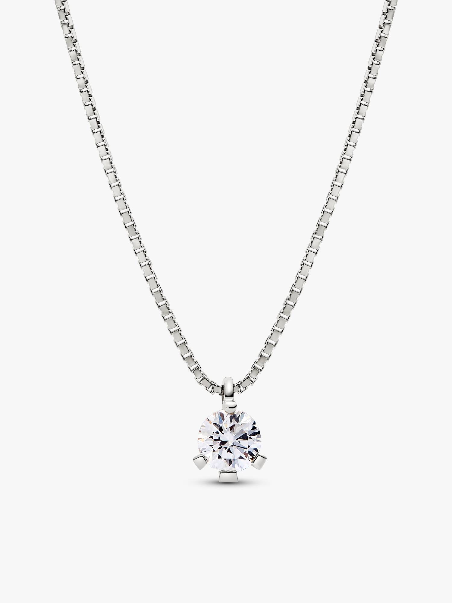 Collier avec pendentif à diamant cultivé en laboratoire Pandora Nova