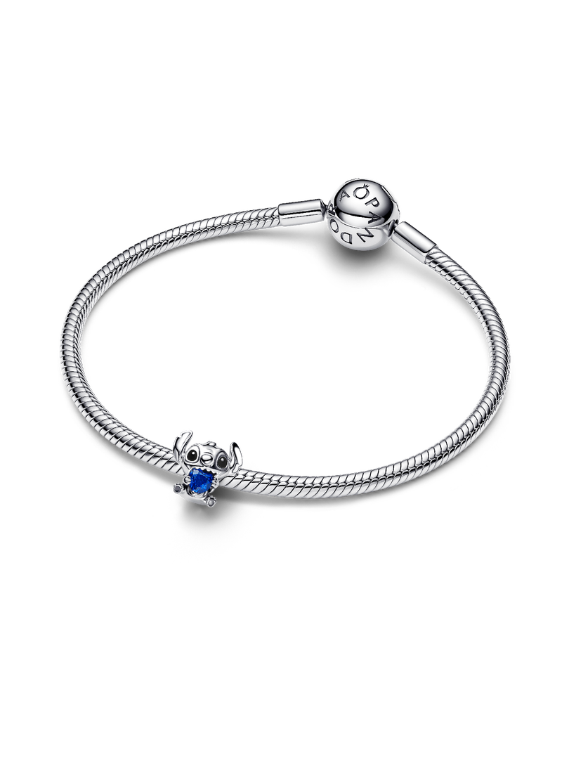 Disney Stitch Blue Heart Charm
