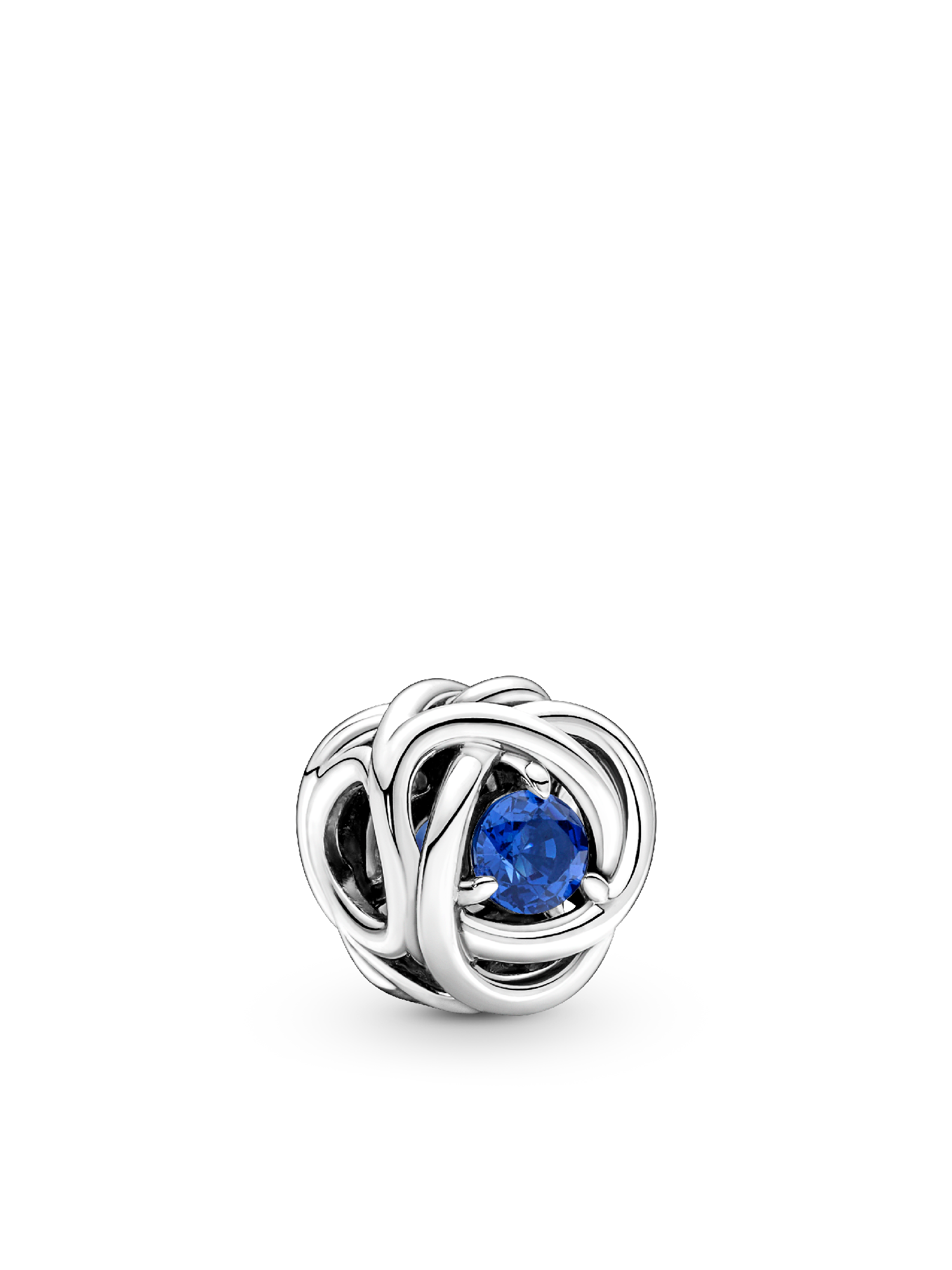September Eternity Circle Pendant Necklace