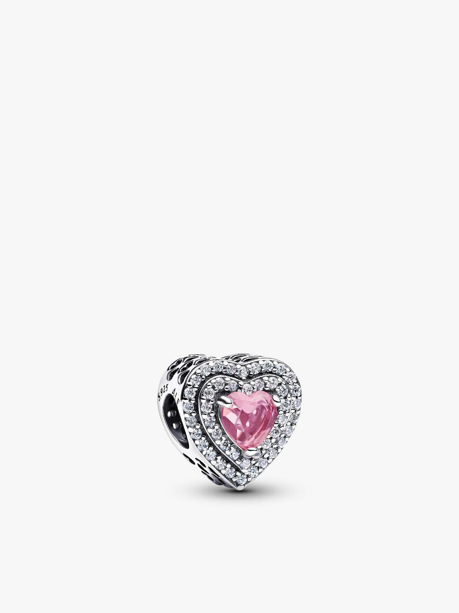 Sparkling Levelled Hearts Charm
