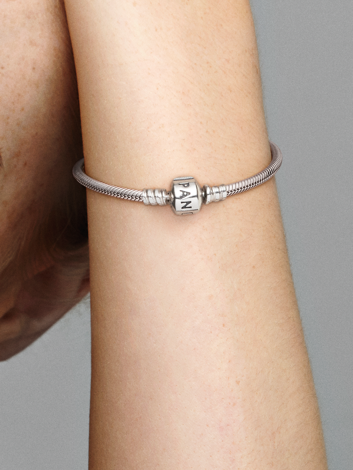 Barrel Clasp Snake Chain Bracelet