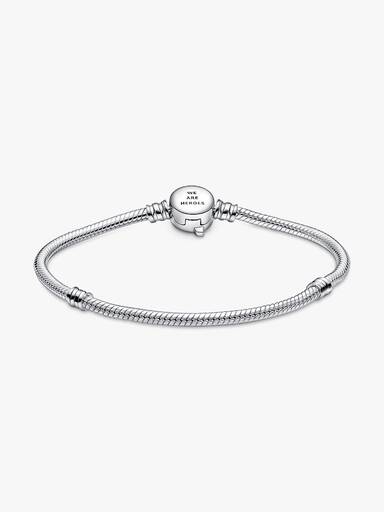 Bracelet à chaîne serpentine à fermoir Logo Marvel The Avengers Pandora Moments
