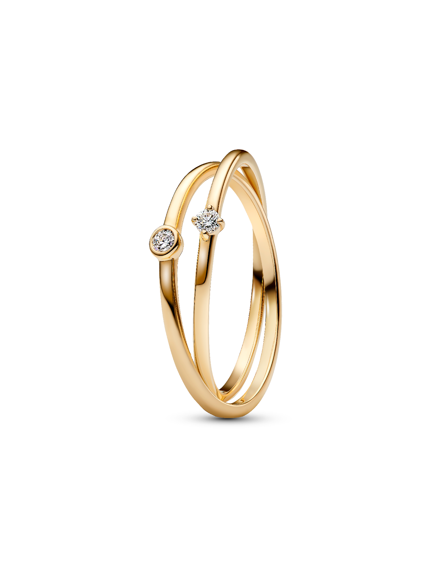 Pandora Era Lab-Grown Diamond Crossover Ring