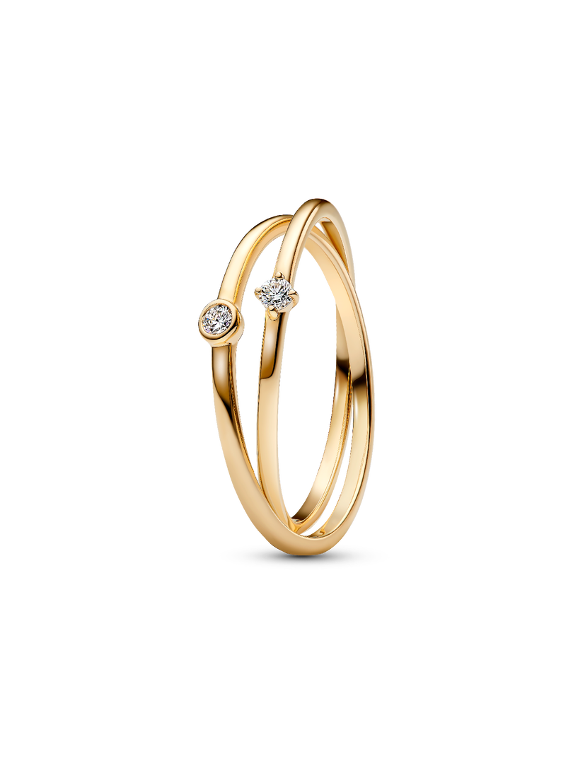 Pandora Era Lab-Grown Diamond Crossover Ring