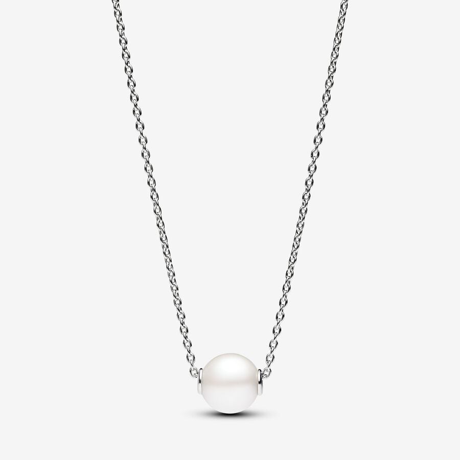 Treated Freshwater Cultured Pearl Collier Necklace image number 0