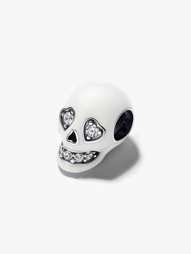 Charm Crâne scintillant qui brille dans le noir