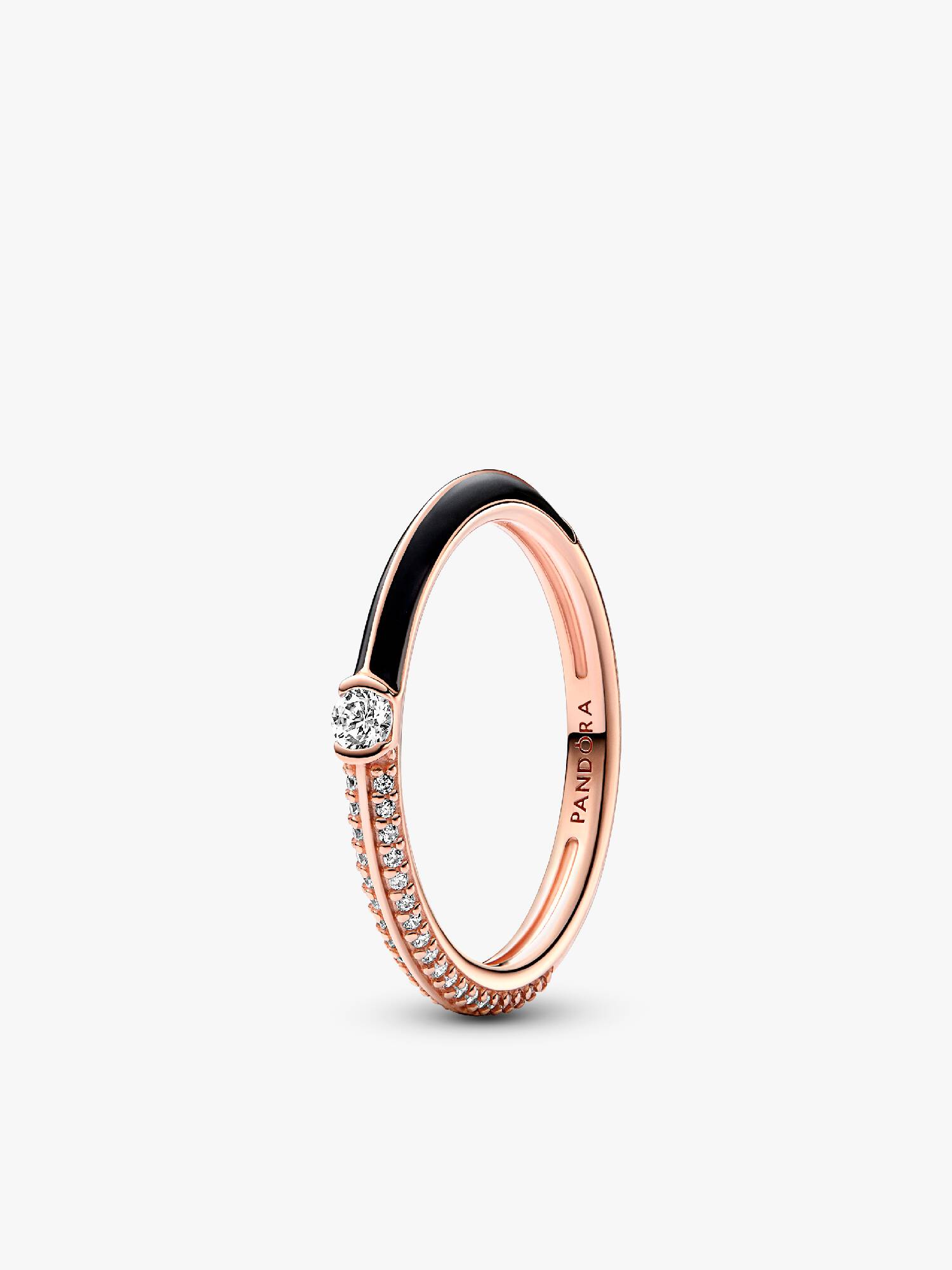 FINAL SALE - Pavé & Black Dual Ring