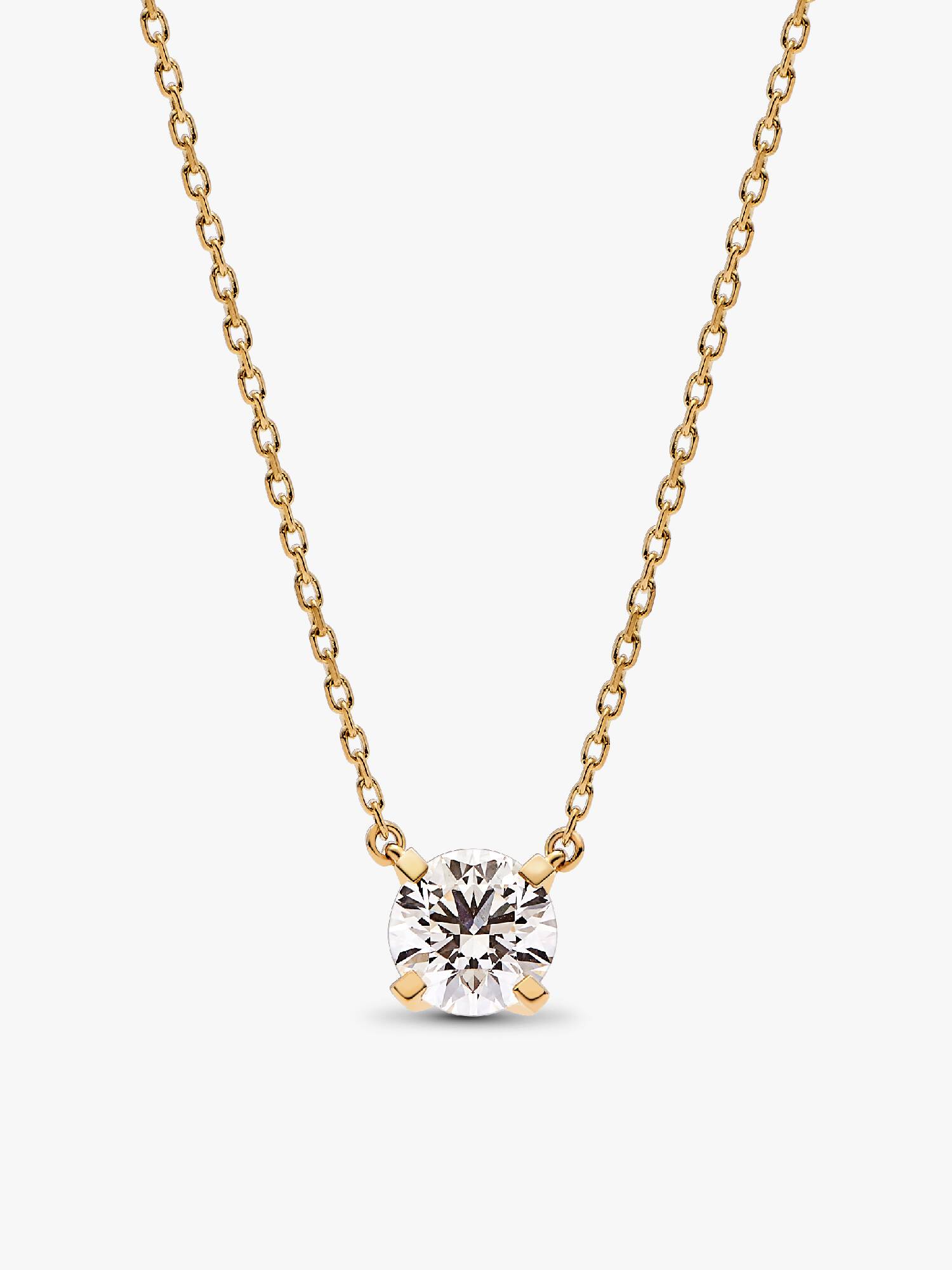 Collier avec pendentif à diamant cultivé en laboratoire Pandora Era
