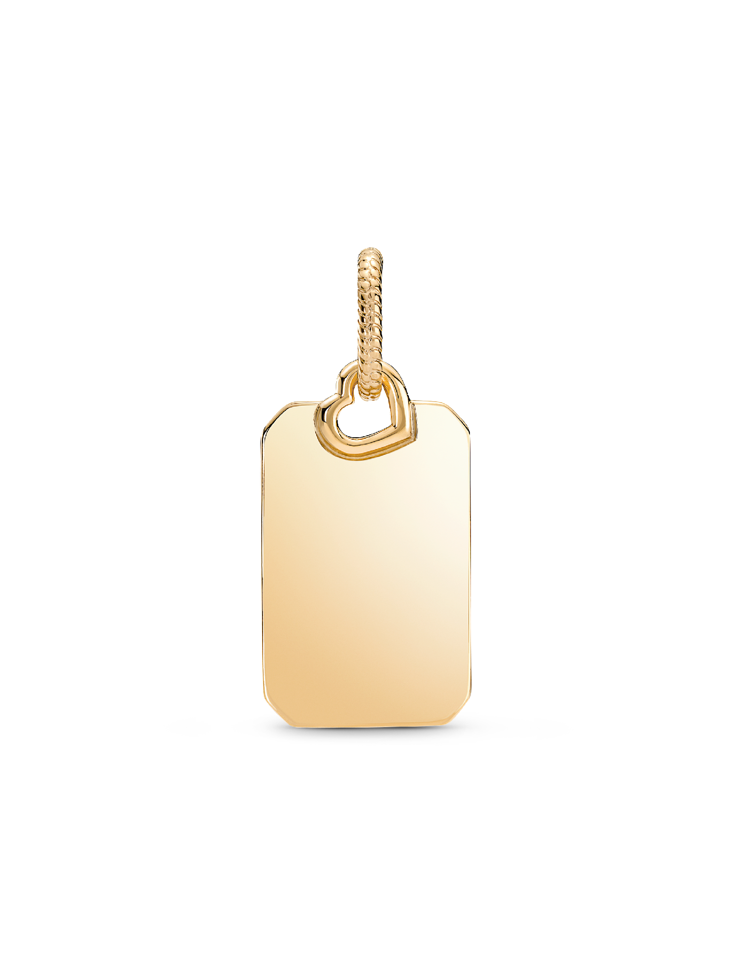 Pendentif Étiquette rectangulaire à graver
