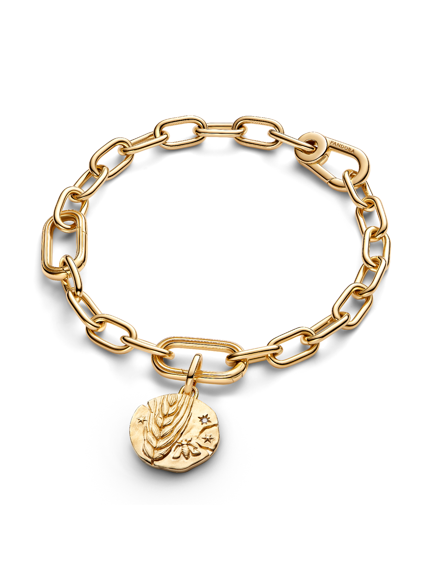 Wheat Medallion Charm