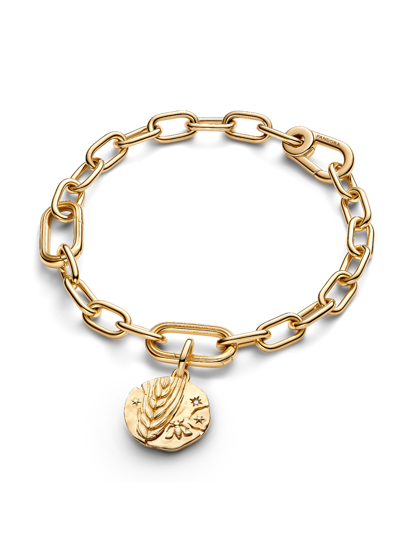 Wheat Medallion Charm