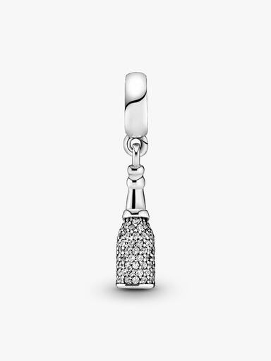 FINAL SALE - Sparkling Wine Bottle Dangle Charm
