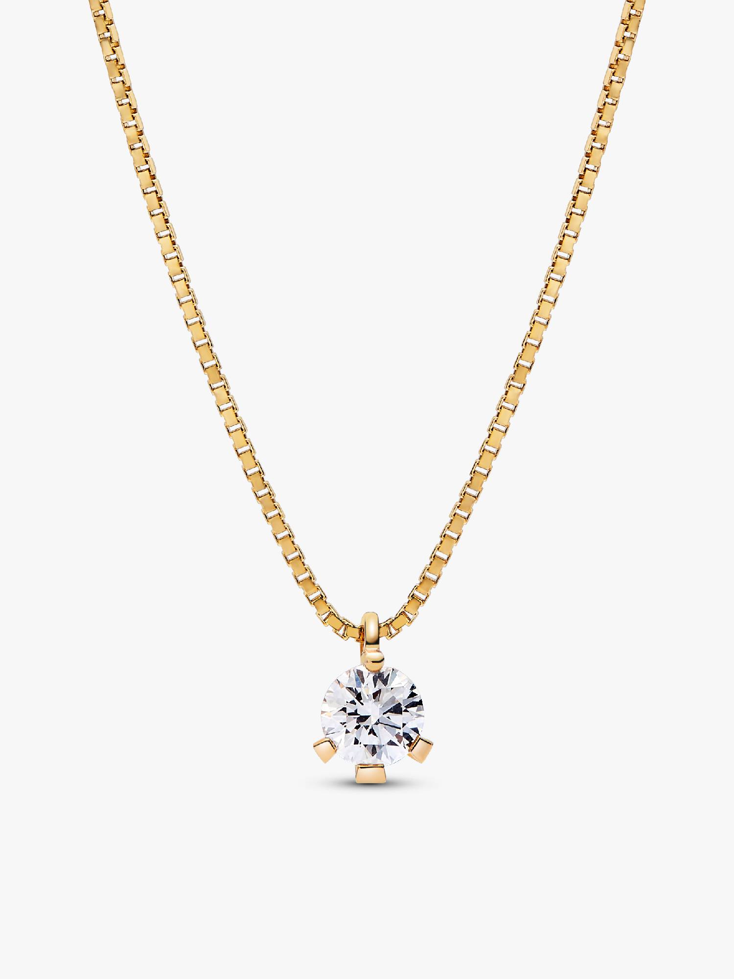 VENTE FINALE - Collier avec pendentif à diamant cultivé en laboratoire Pandora Nova