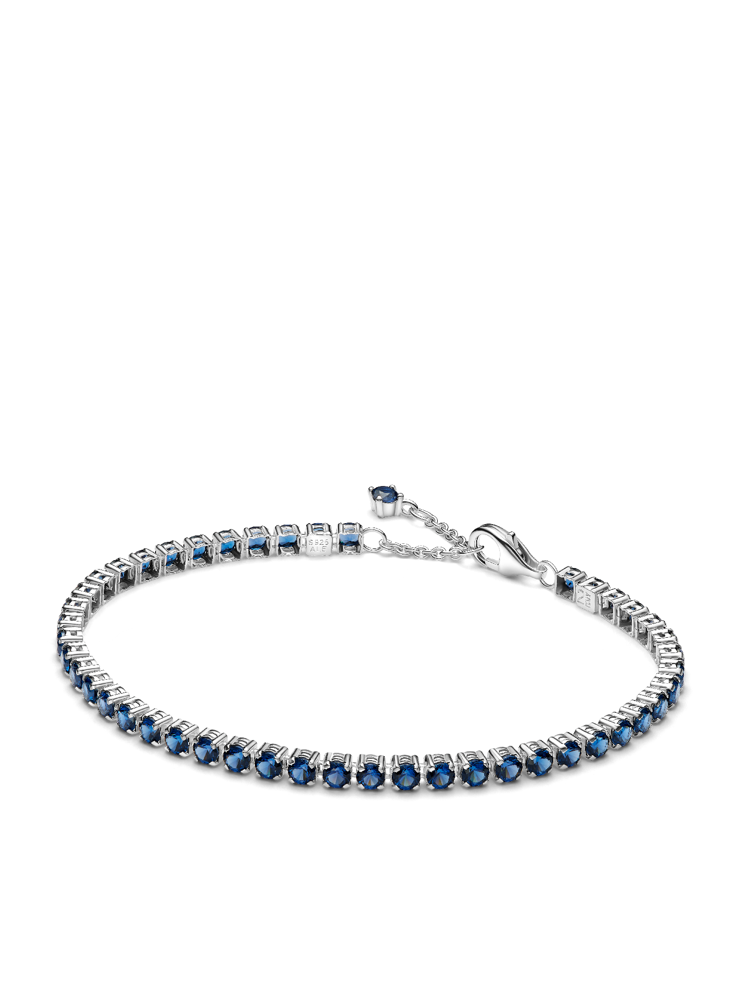 Pink Sparkling Heart Tennis Bracelet | Sterling silver | Pandora