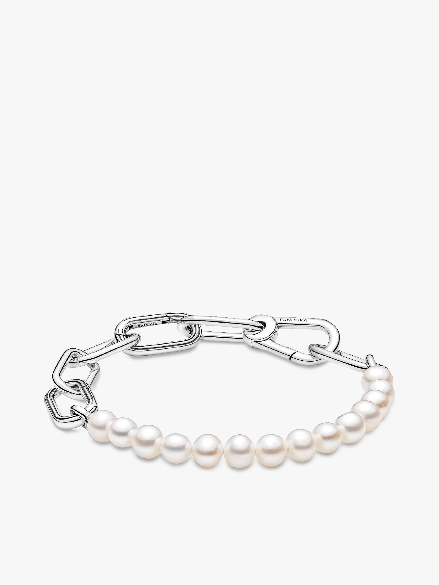 Bracelet de perles de culture d’eau douce traitées Pandora ME