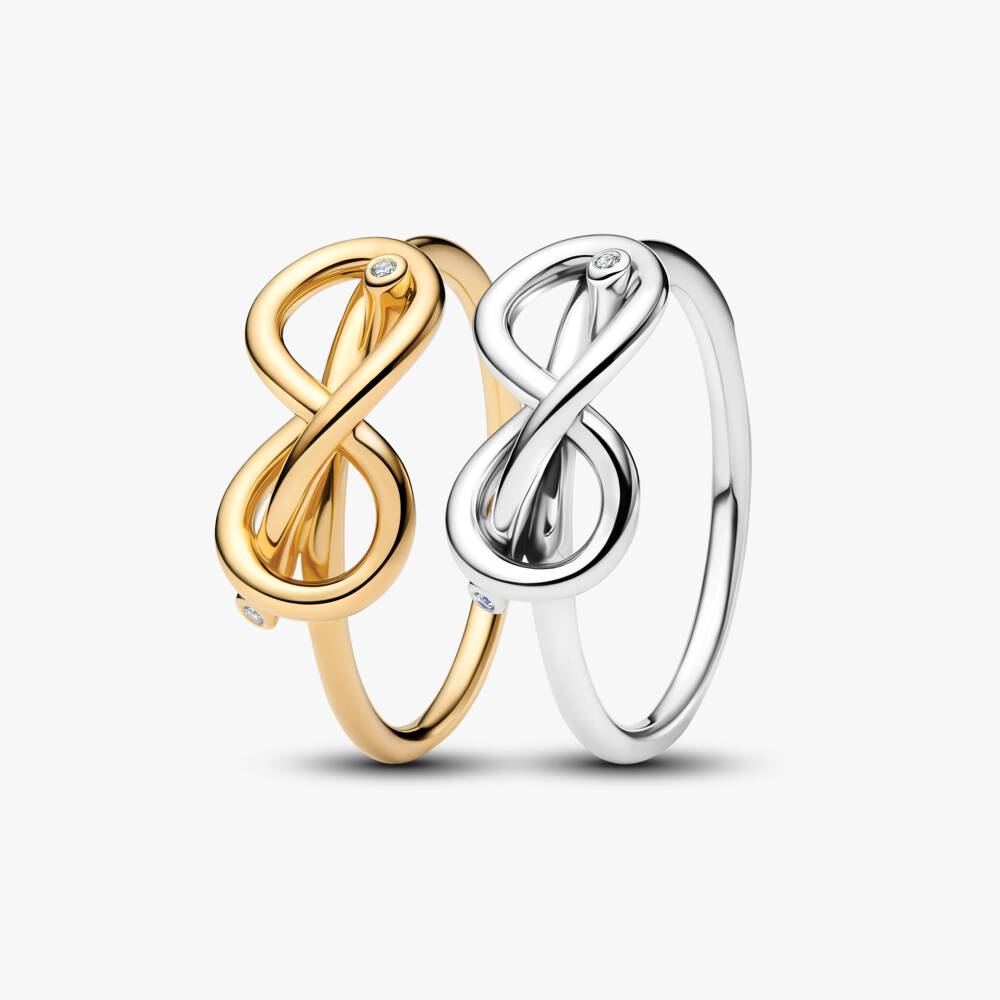 Infinity Knot Ring Set