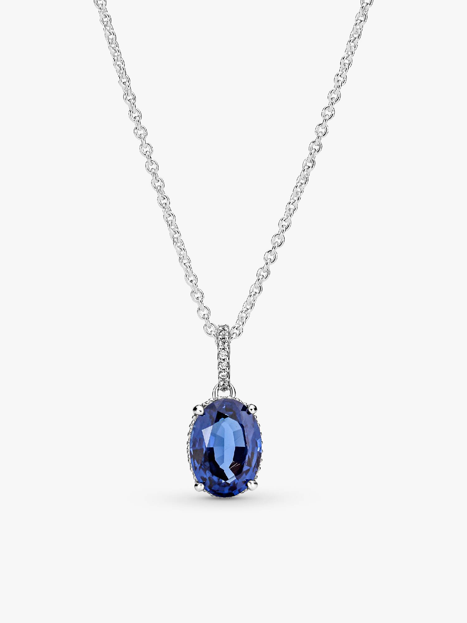 FINAL SALE - Sparkling Statement Halo Pendant Necklace
