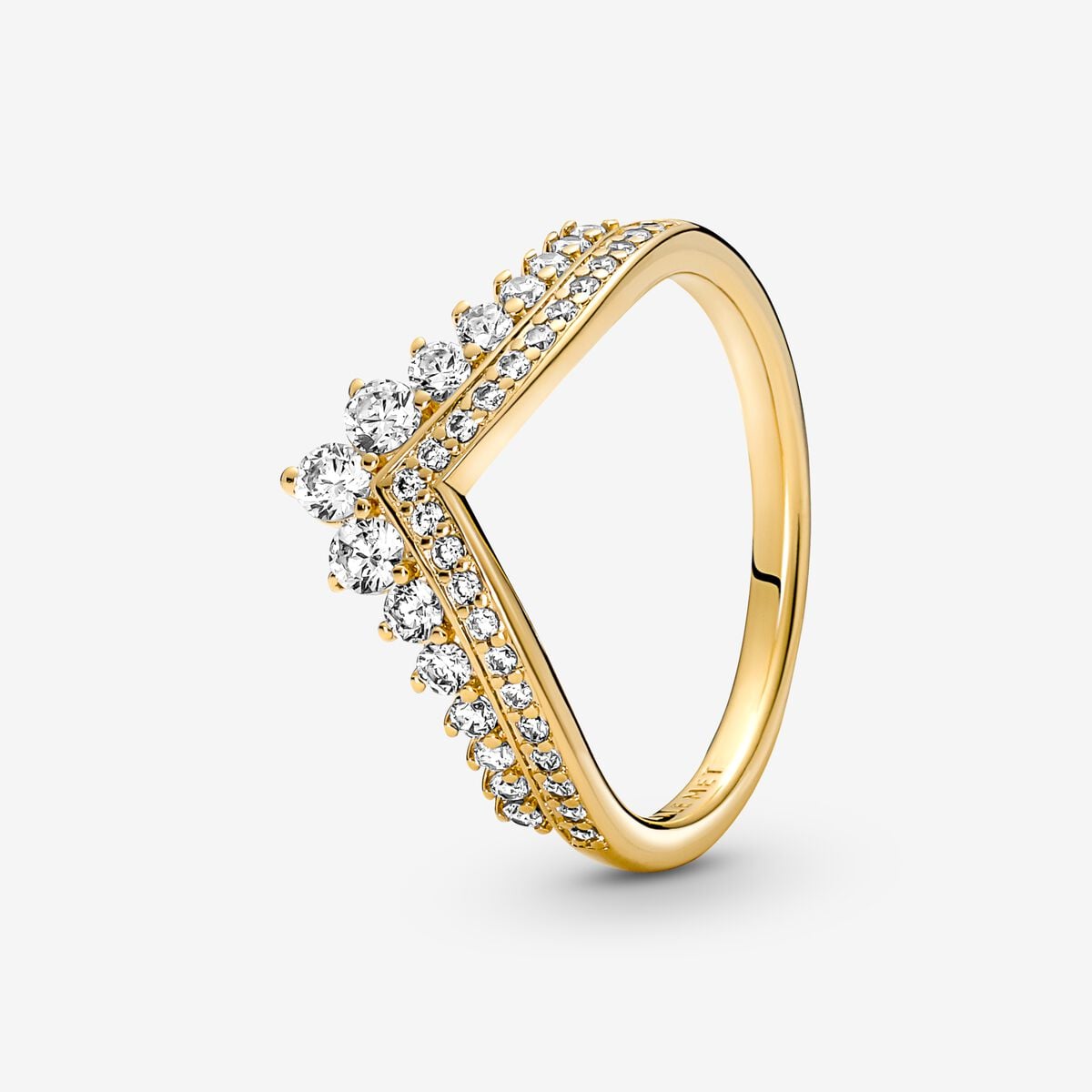 Timless Gold Rings Pandora Timeless Wish Tiara Ring | Gold plated | Pandora Canada