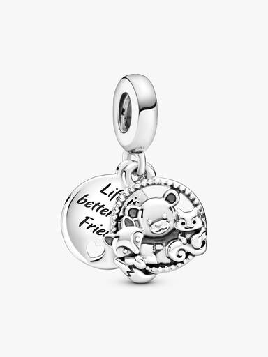 FINAL SALE - Bear, Fox & Squirrel Dangle Charm