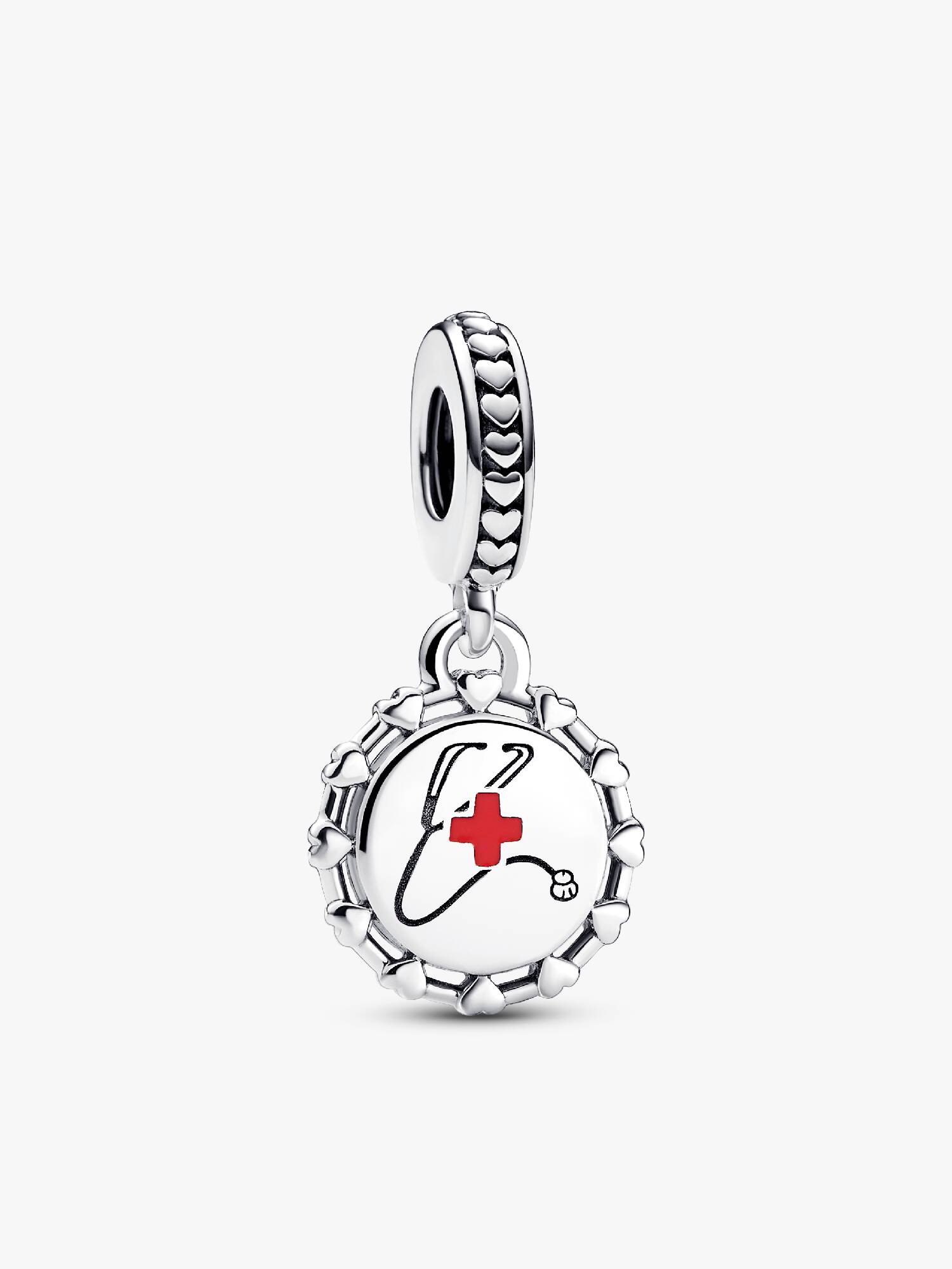 Stethoscope Engravable Dangle Charm