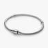 Pandora Moments Mini Barrel Clasp Snake Chain Bracelet, Platinum Plated Pandora Moments Mini Barrel Clasp Snake Chain Bracelet, Platinum Plated