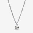 Pandora Infinite diamant cultivé en laboratoire pendentif et collier avec 0,15 carat tw en argent sterling