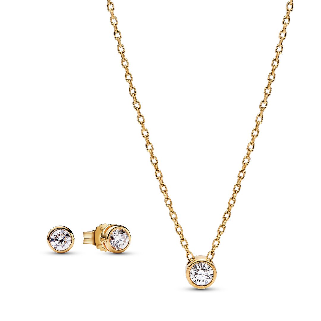 Pandora Era Lab-Grown Diamond Jewellery Gift Set 0.45 carat tw 14k Gold