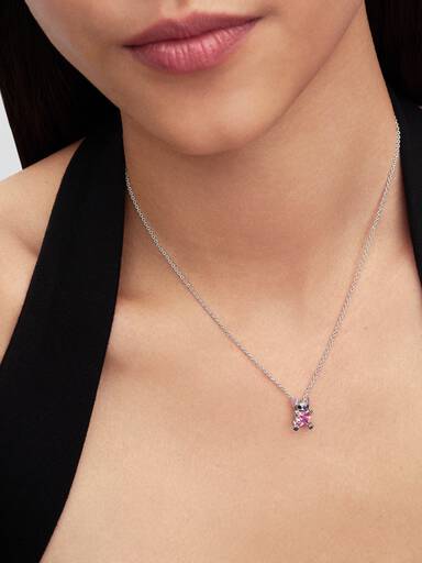 Disney Stitch Pink Collier Necklace