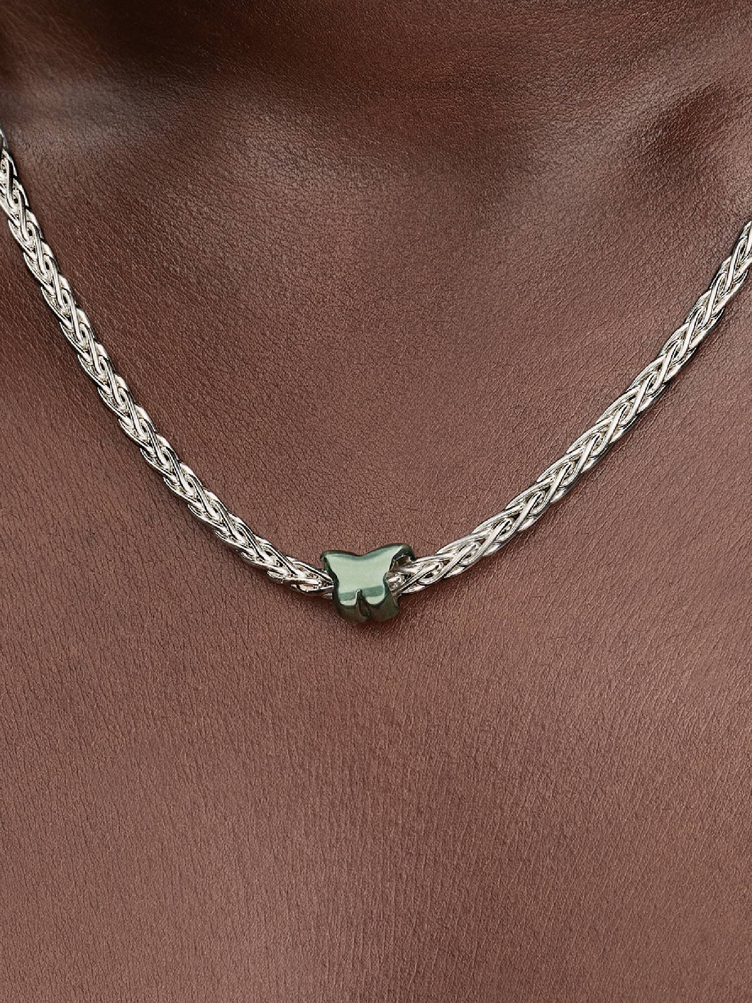 Green Butterfly Mini Charm