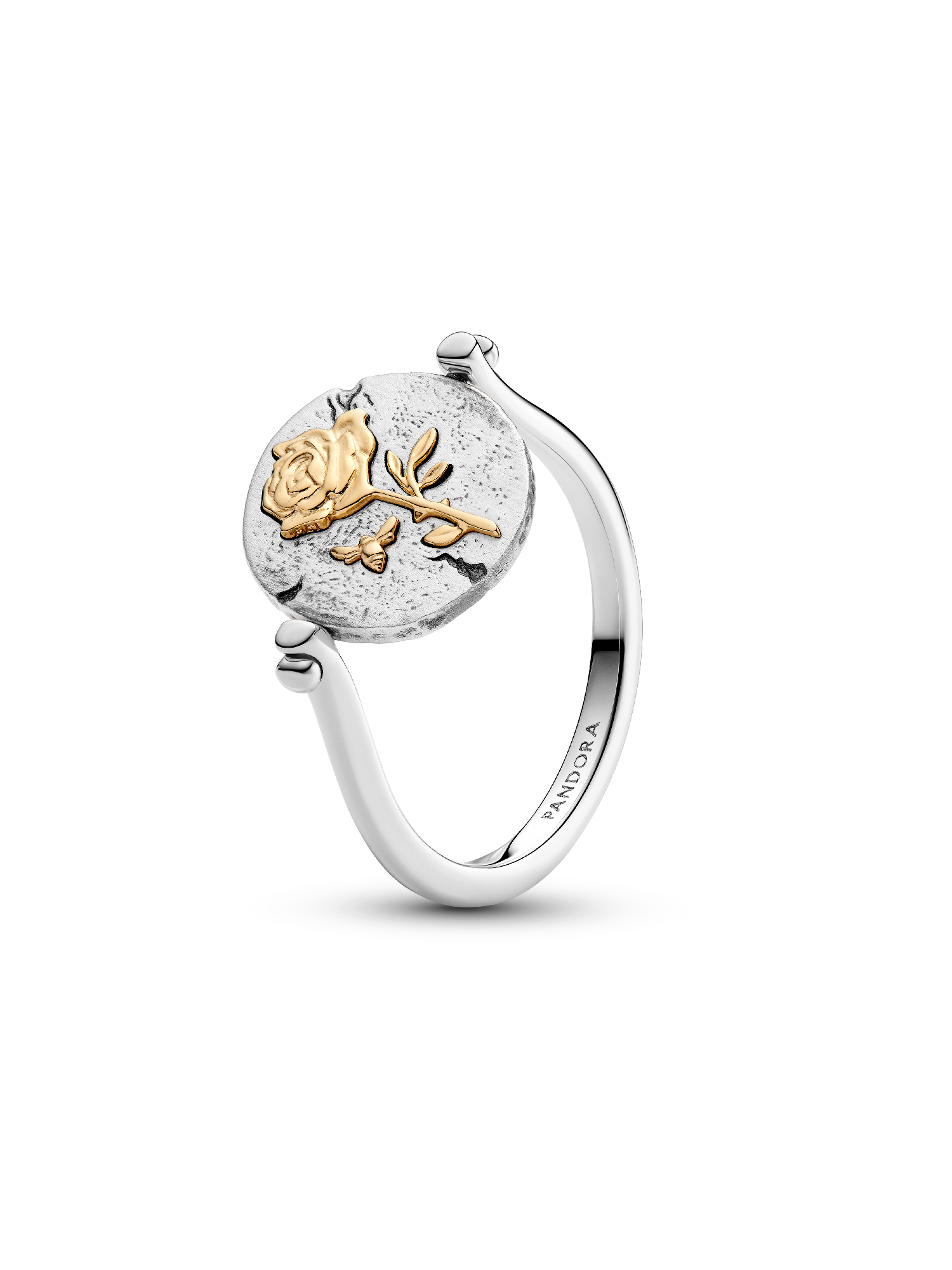 Bague Médaillon réversible Rose