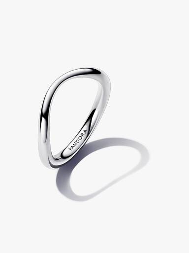Ensemble de bagues organiques en argent