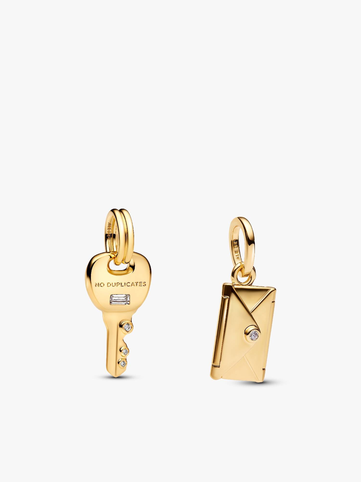 Love Notes & Locks Charm Set