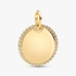 Pendentif étiquette ronde à graver Pendentif étiquette ronde à graver