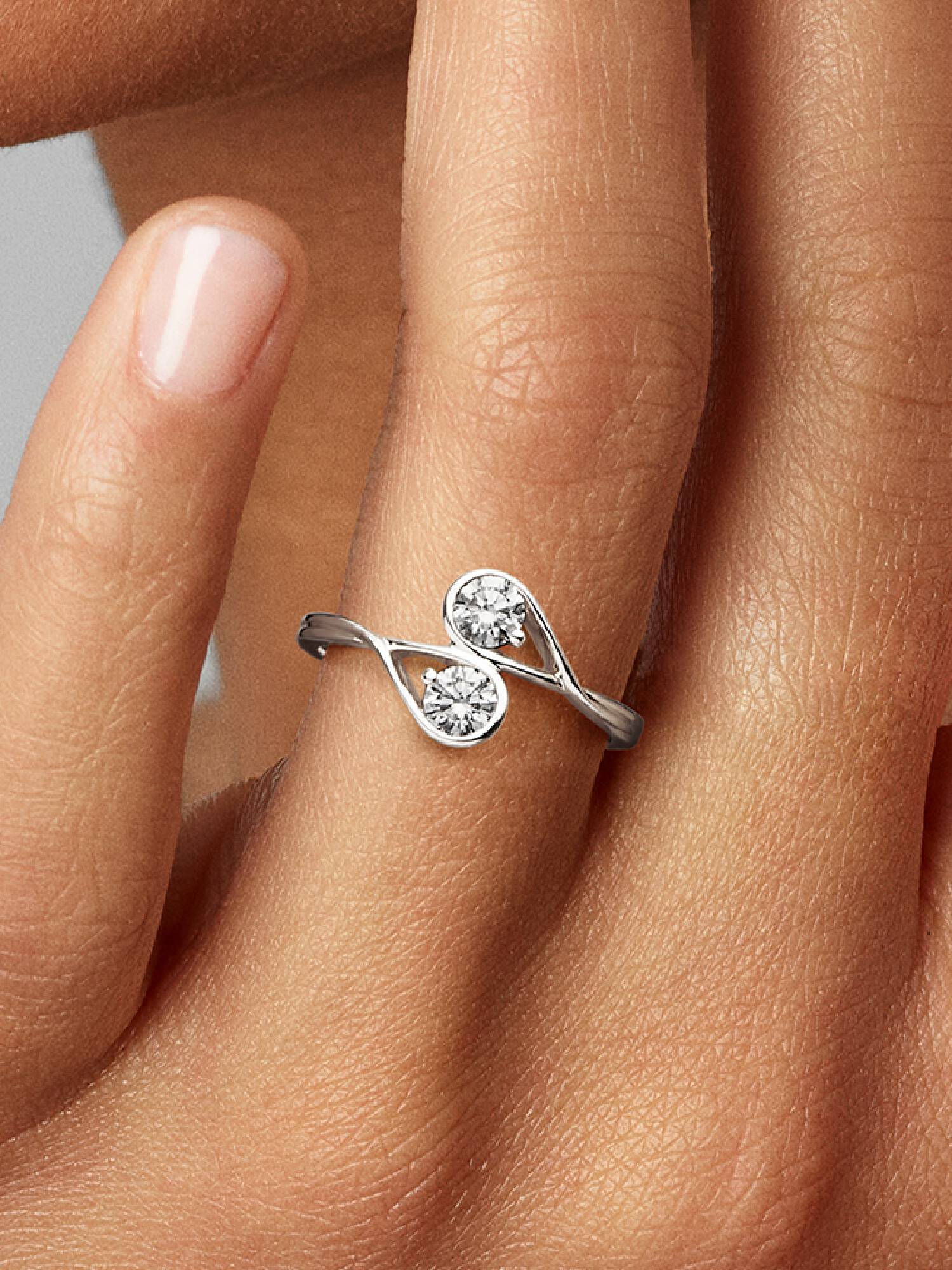 FINAL SALE - Pandora Infinite Lab-Grown Diamond Double Facing Ring