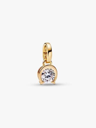 FINAL SALE - Pandora Talisman Lab-Grown Diamond Horseshoe Pendant