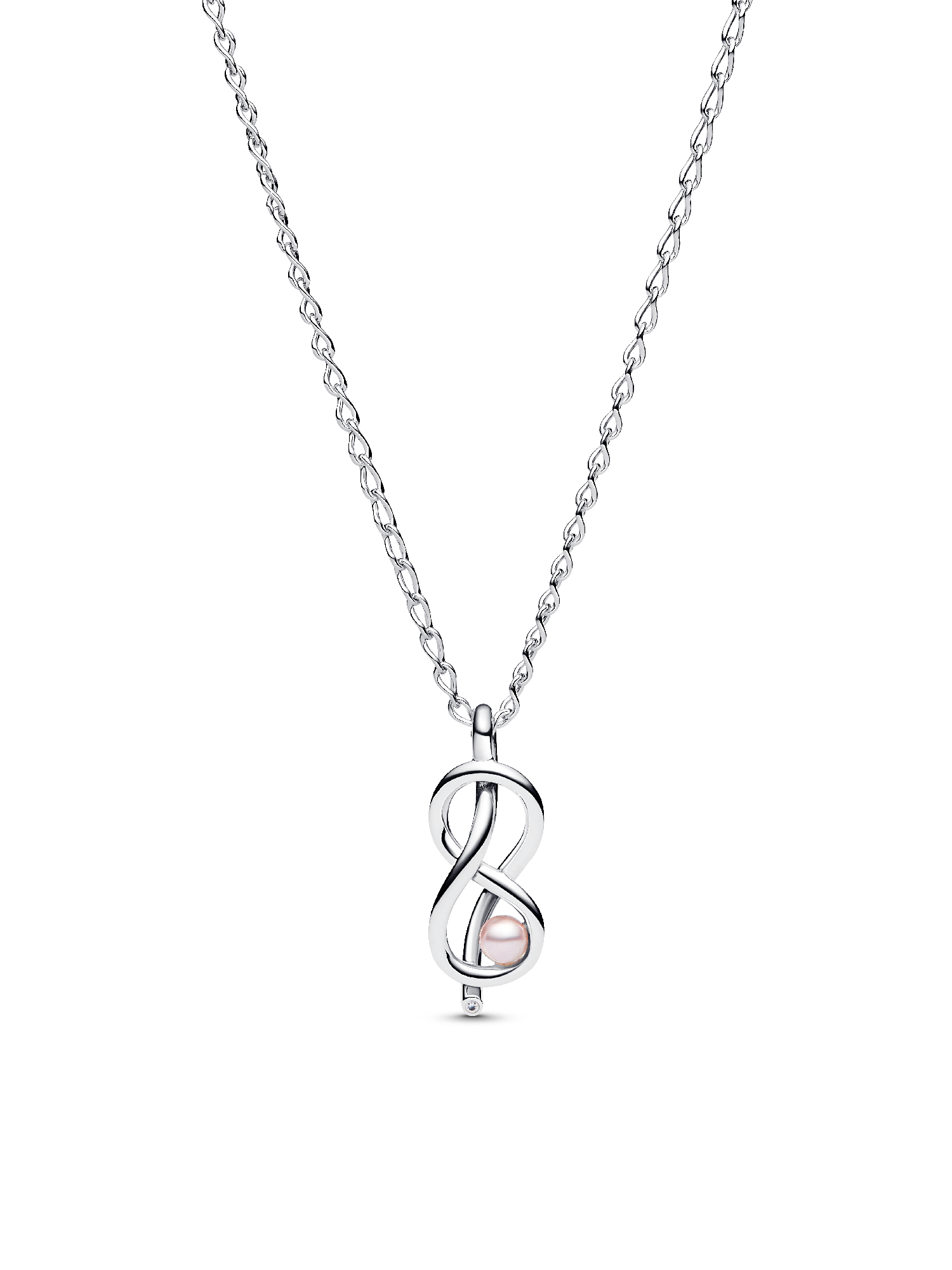 Sparkling Handwritten Love Collier Necklace | Sterling silver